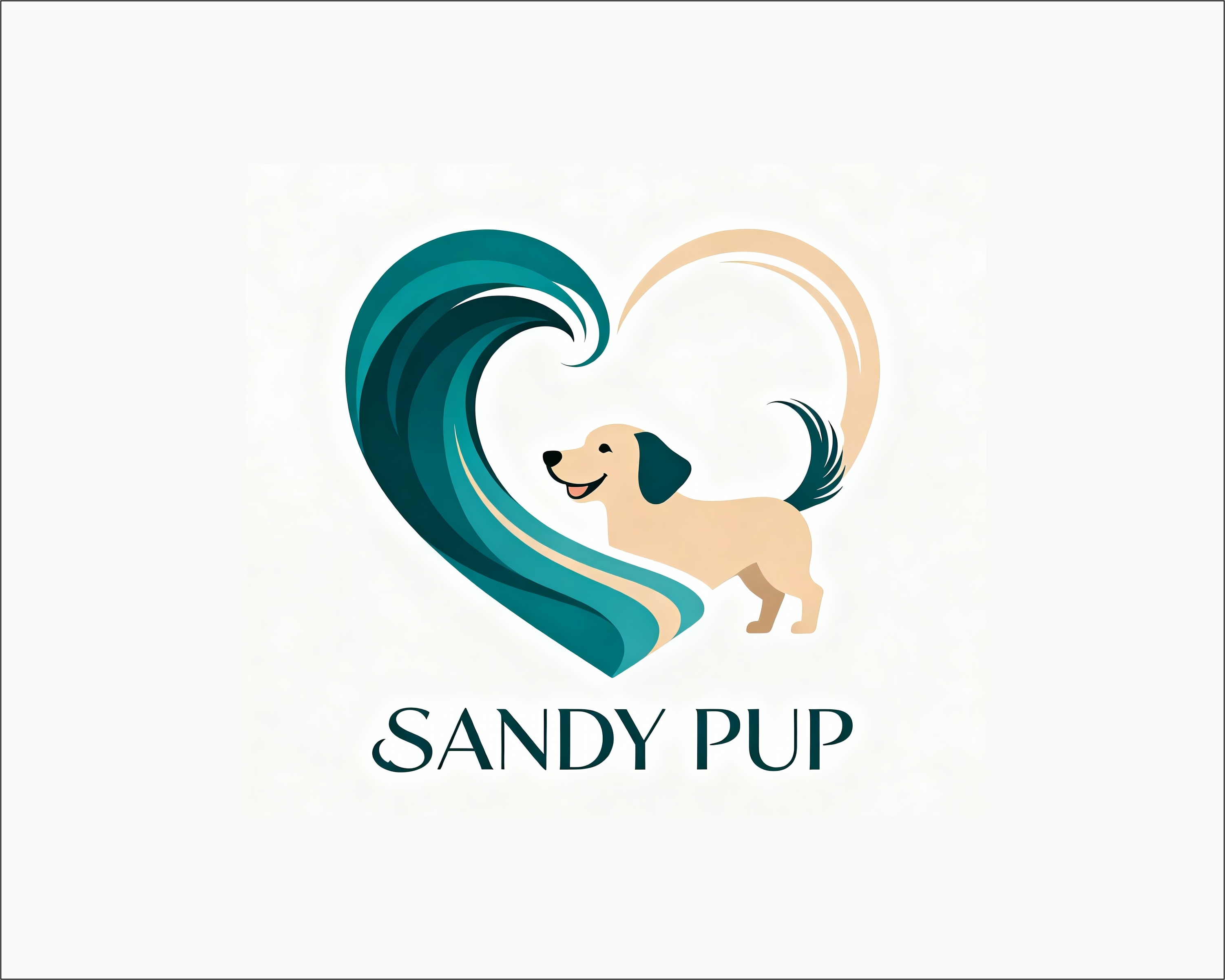 Logo Design by Stone Black for Sandy Pup | Design #36292728
