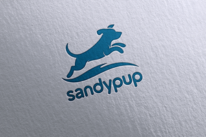 Logo Design by Janee Designs for Sandy Pup | Design: #36304116