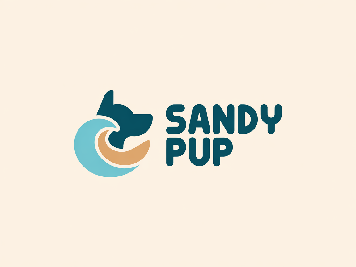 Logo Design by Minang Art_Studio for Sandy Pup | Design #36331172