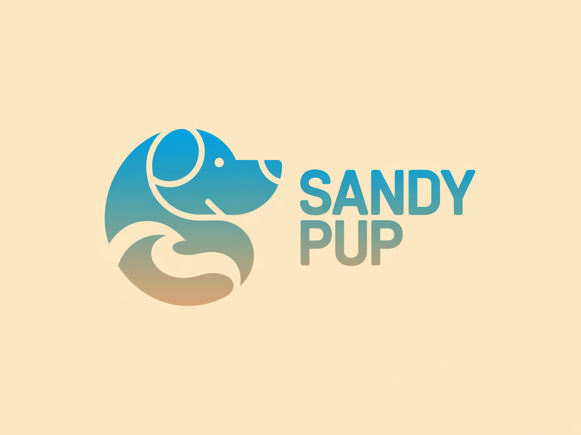Logo Design by Minang Art_Studio for Sandy Pup | Design #36331173
