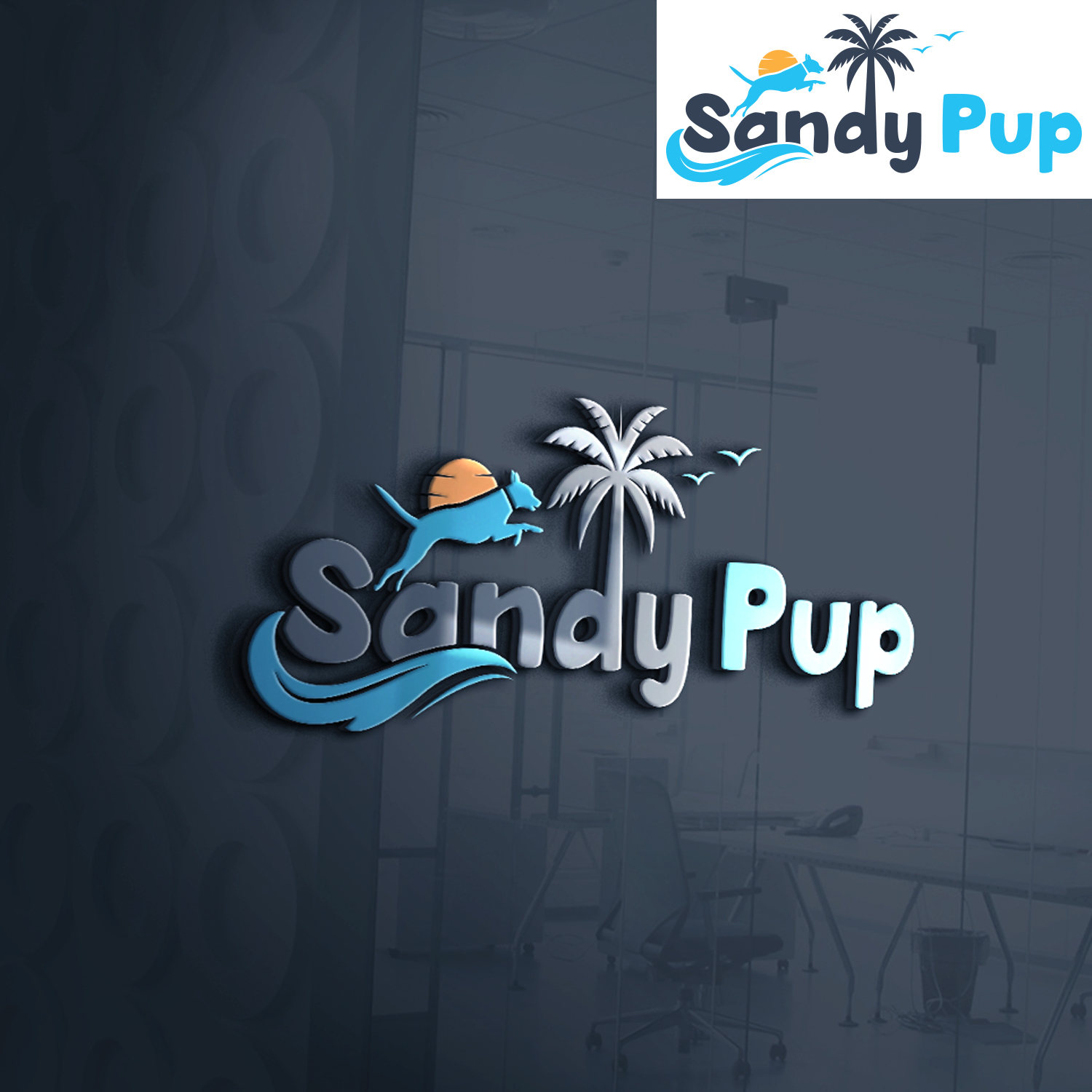 Logo-Design von EnaGraph für Sandy Pup | Design #36297257