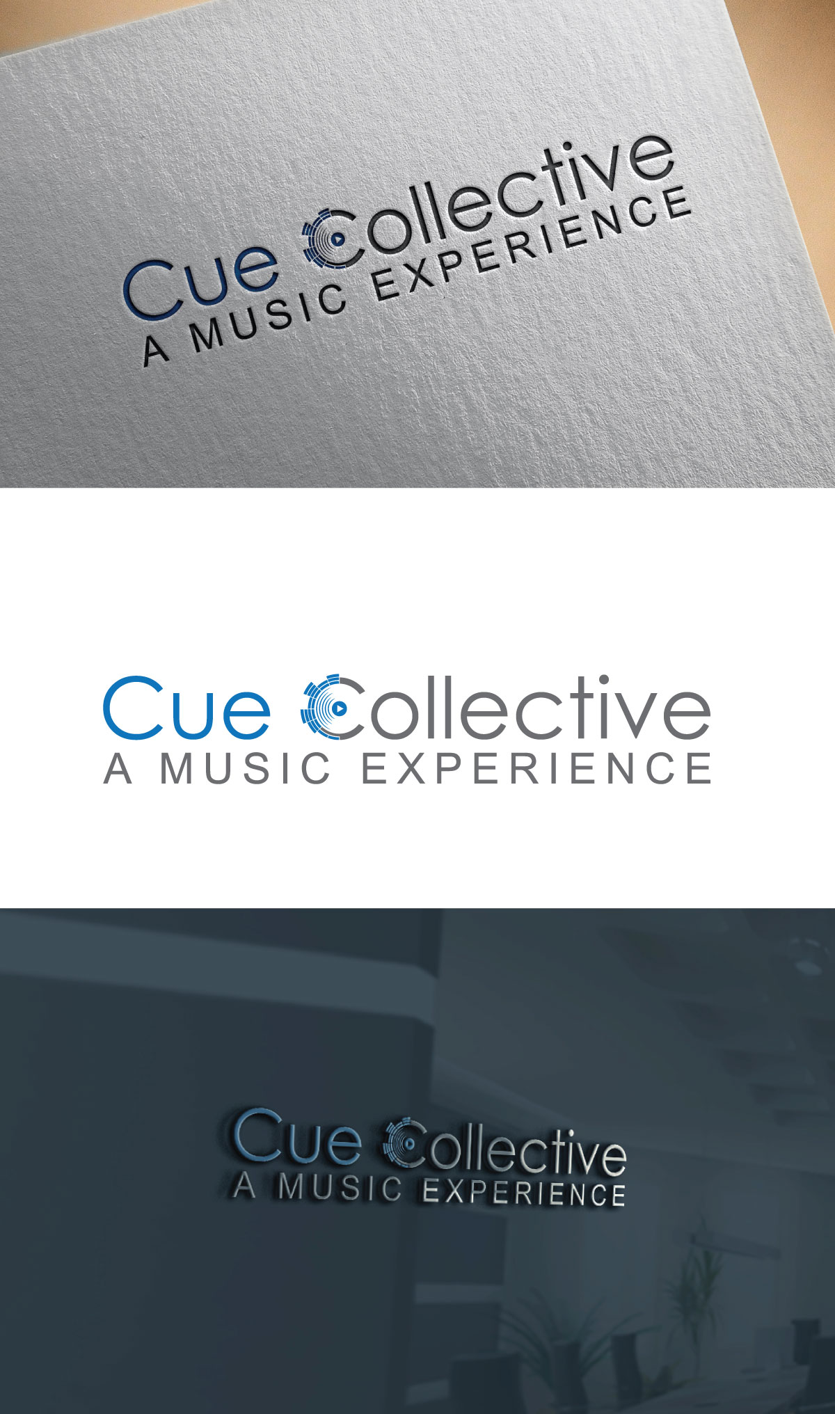Logo Design by Impressive logo for Cue Collective Music | Design #36294036