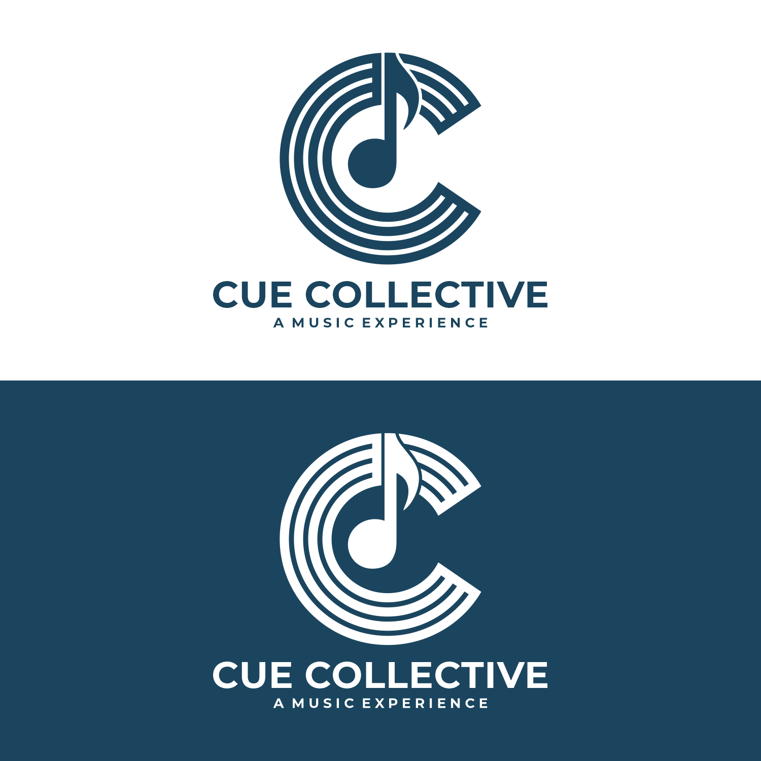 Logo Design by ronorene for Cue Collective Music | Design #36299444