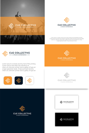 Logo Design by Stone Black for Cue Collective Music | Design: #36293363