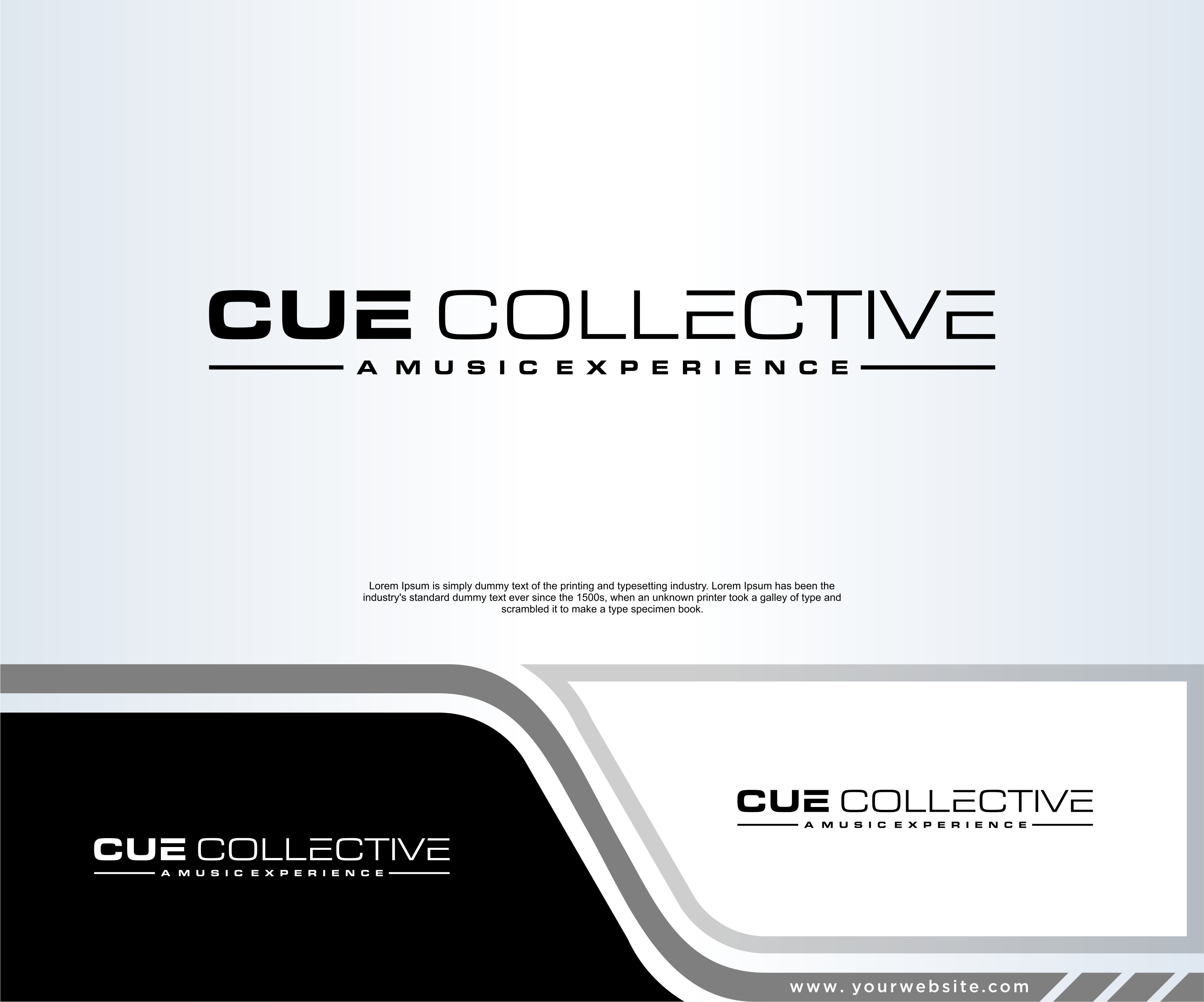 Diseño de Logo por dobleh_creative para Cue Collective Music | Diseño #36296271