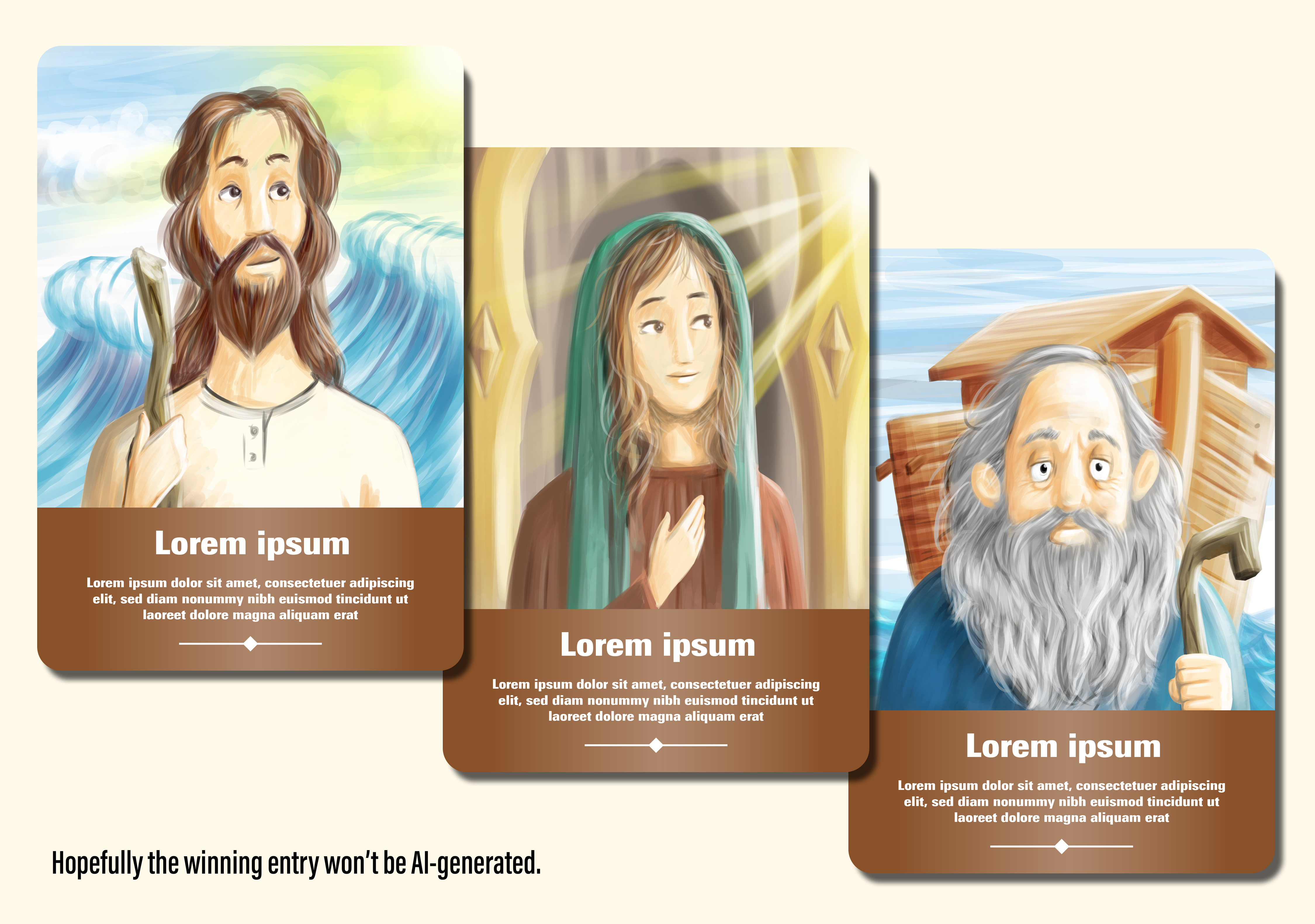 Illustration Design by vethree for Rushing Waters | Design #36301063