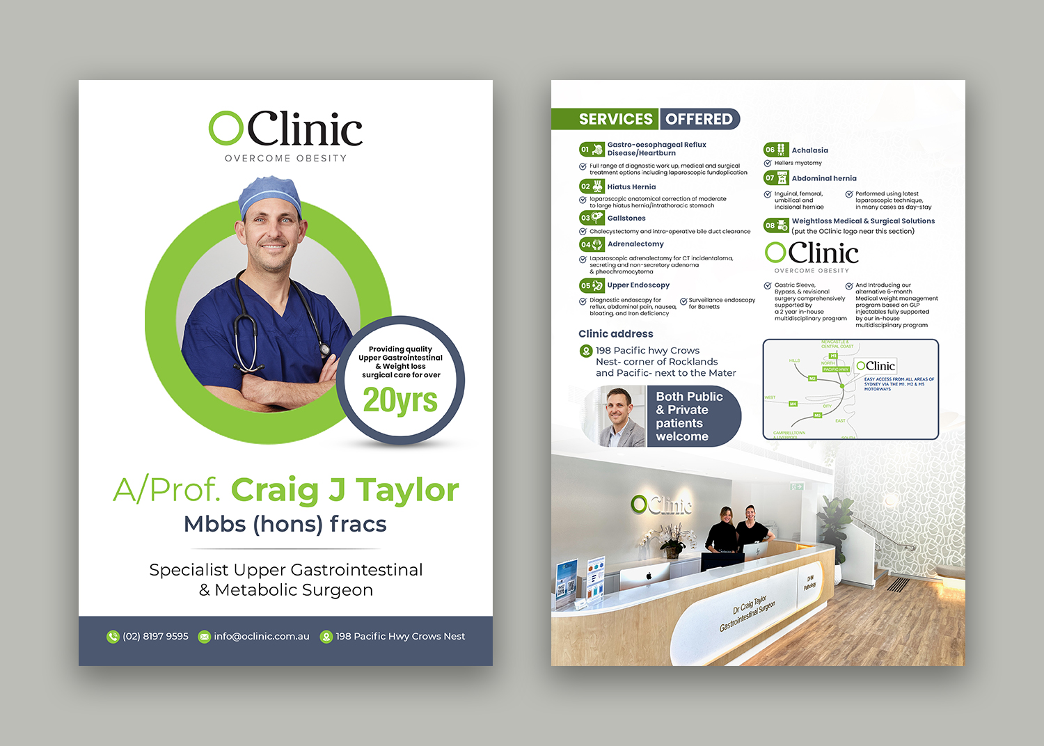 Flyer Design by debdesign for OClinic | Design #36299269