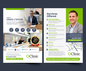 Flyer Design by ThiagoB for OClinic | Design: #36314785