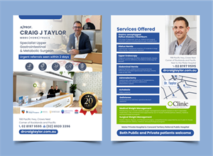 Flyer Design by ThiagoB for OClinic | Design: #36326850