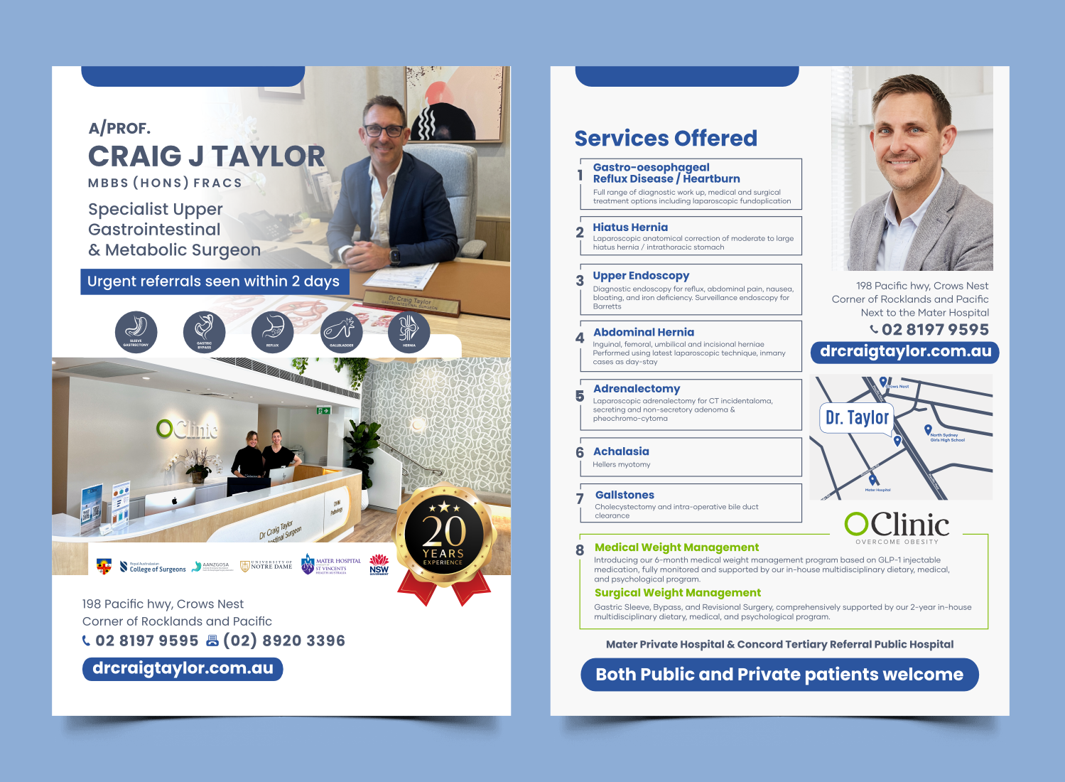 Diseño de Flyer por ThiagoB para OClinic | Diseño #36326851