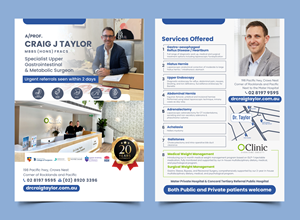 Flyer Design by ThiagoB for OClinic | Design: #36326851