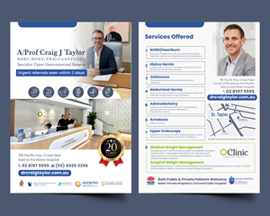 Flyer Design by ThiagoB for OClinic | Design: #36340536