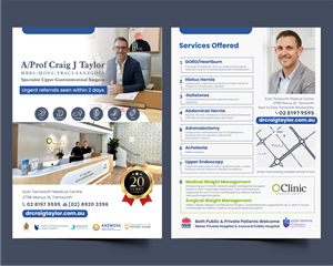 Flyer Design by ThiagoB for OClinic | Design: #36347828