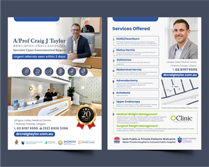 Flyer Design by ThiagoB for OClinic | Design: #36347829