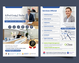 Flyer Design by ThiagoB for OClinic | Design: #36347830