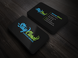 Visitenkarten-Design von Expert Bappy für Stay Clean Cleaning Service  | Design: #36293684