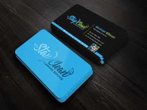 Business Card Design by Expert Bappy for Stay Clean Cleaning Service  | Design: #36293707