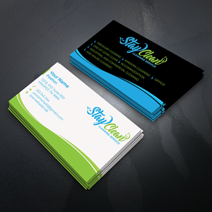 Business Card Design by Mahera23 for Stay Clean Cleaning Service  | Design: #36296335