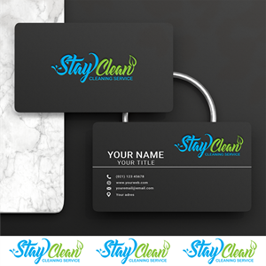 Business Card Design by ArtAND_Studio for Stay Clean Cleaning Service  | Design #36294230