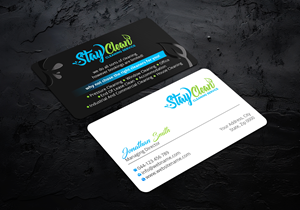 Business Card Design by LAXMI DESIGNHUB for Stay Clean Cleaning Service  | Design: #36297542