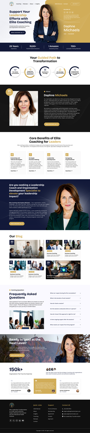 Landing Page Design by Ascinate