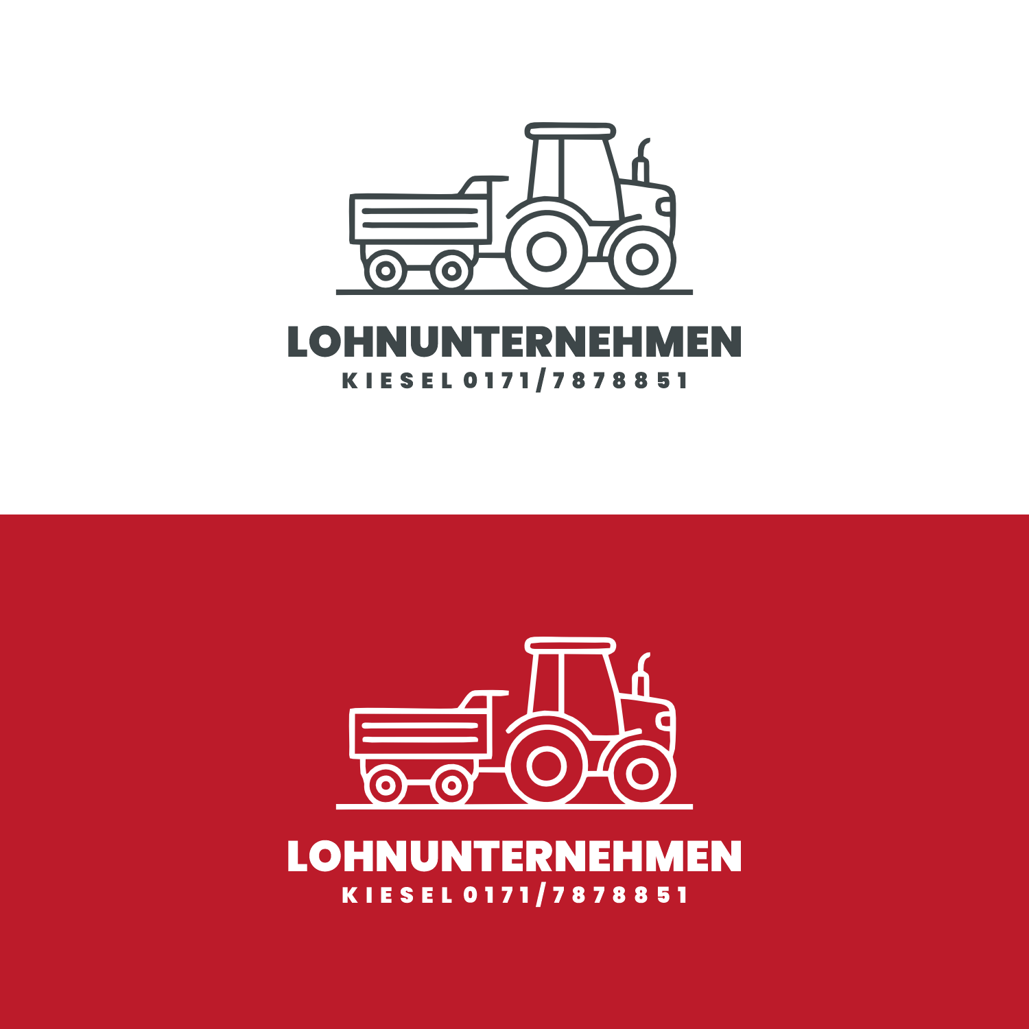 Logo-Design von Winner Studio für Lohnunternehmen Kiesel | Design #36296682