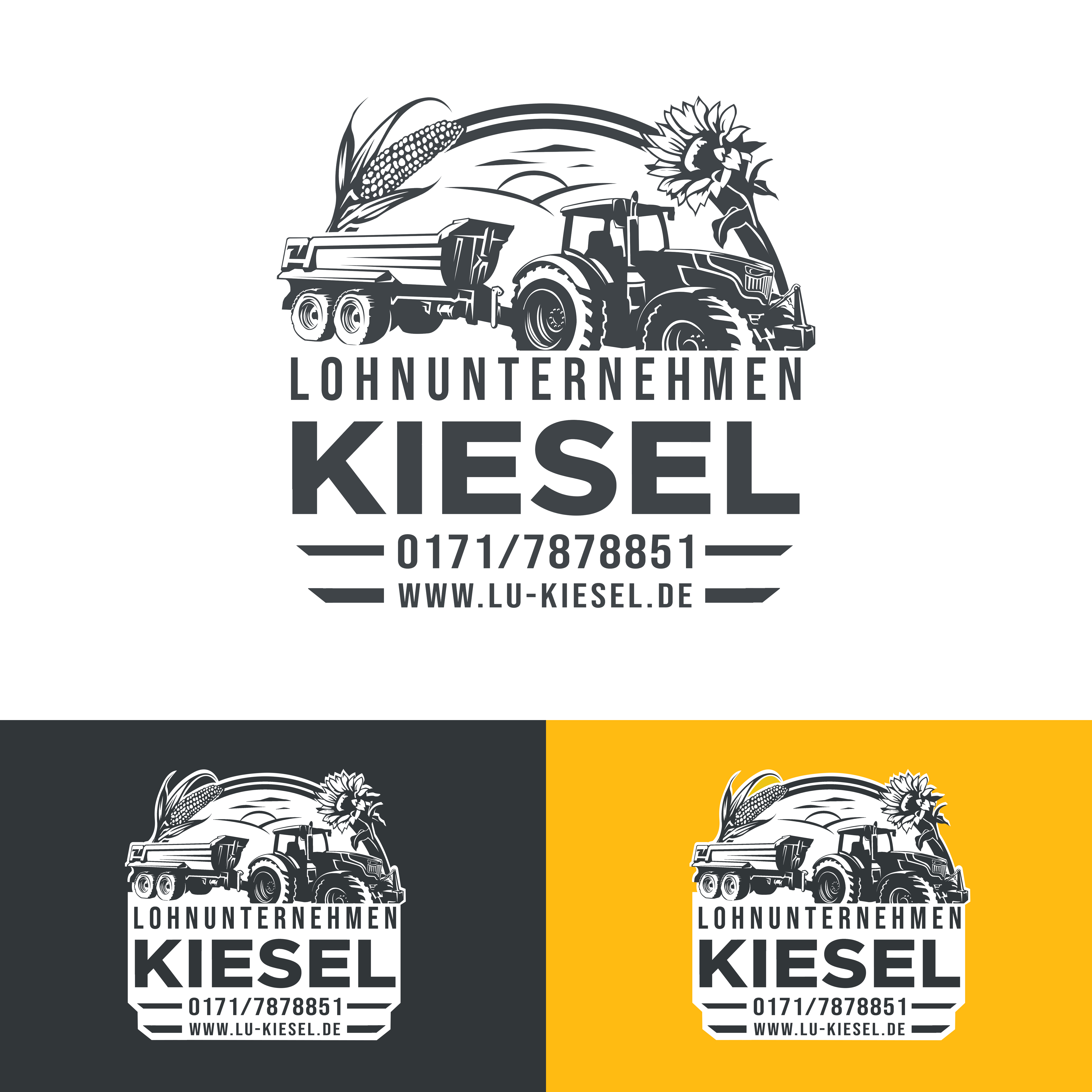 Diseño de Logo por Alaeisnz para Lohnunternehmen Kiesel | Diseño #36341162
