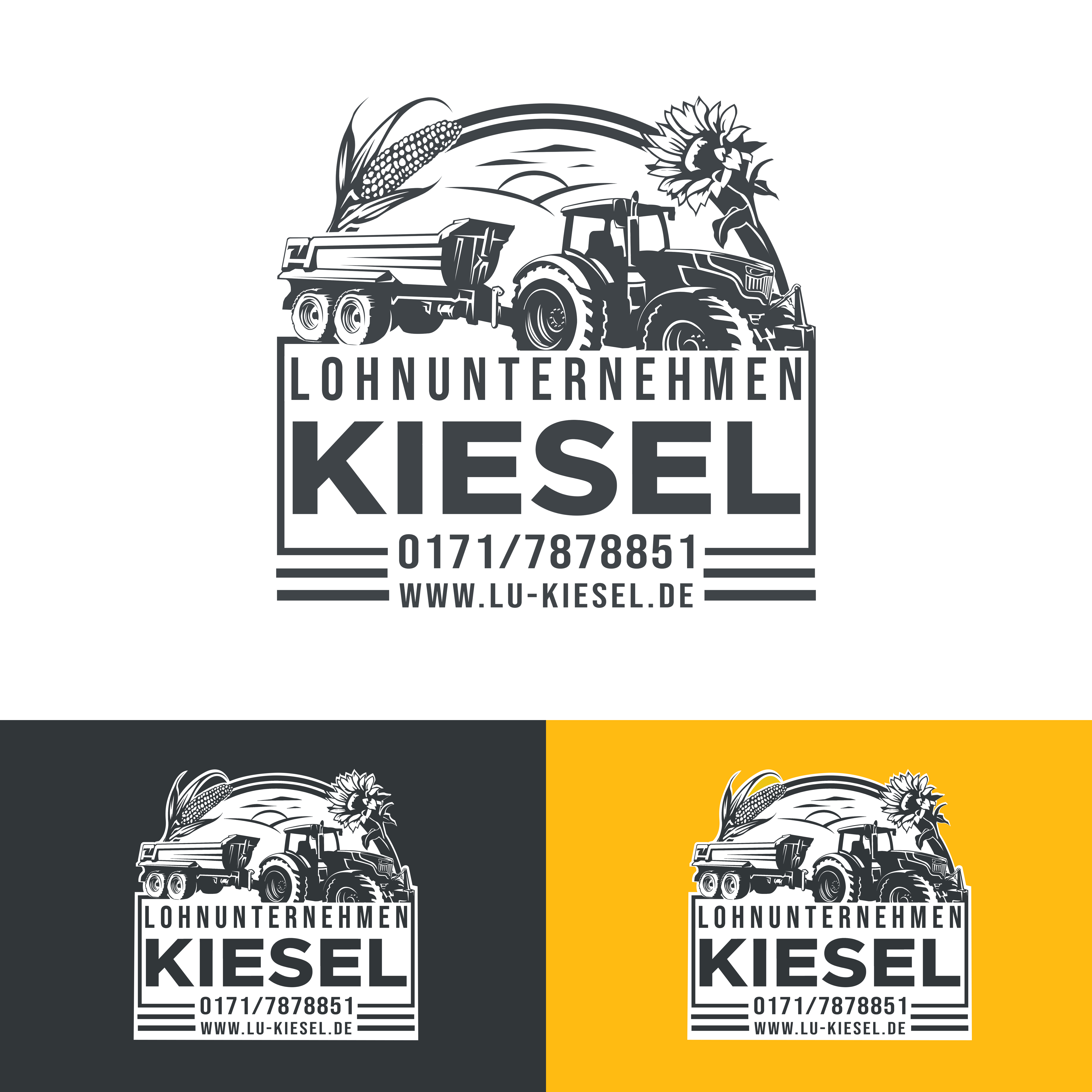 Diseño de Logo por Alaeisnz para Lohnunternehmen Kiesel | Diseño #36341167