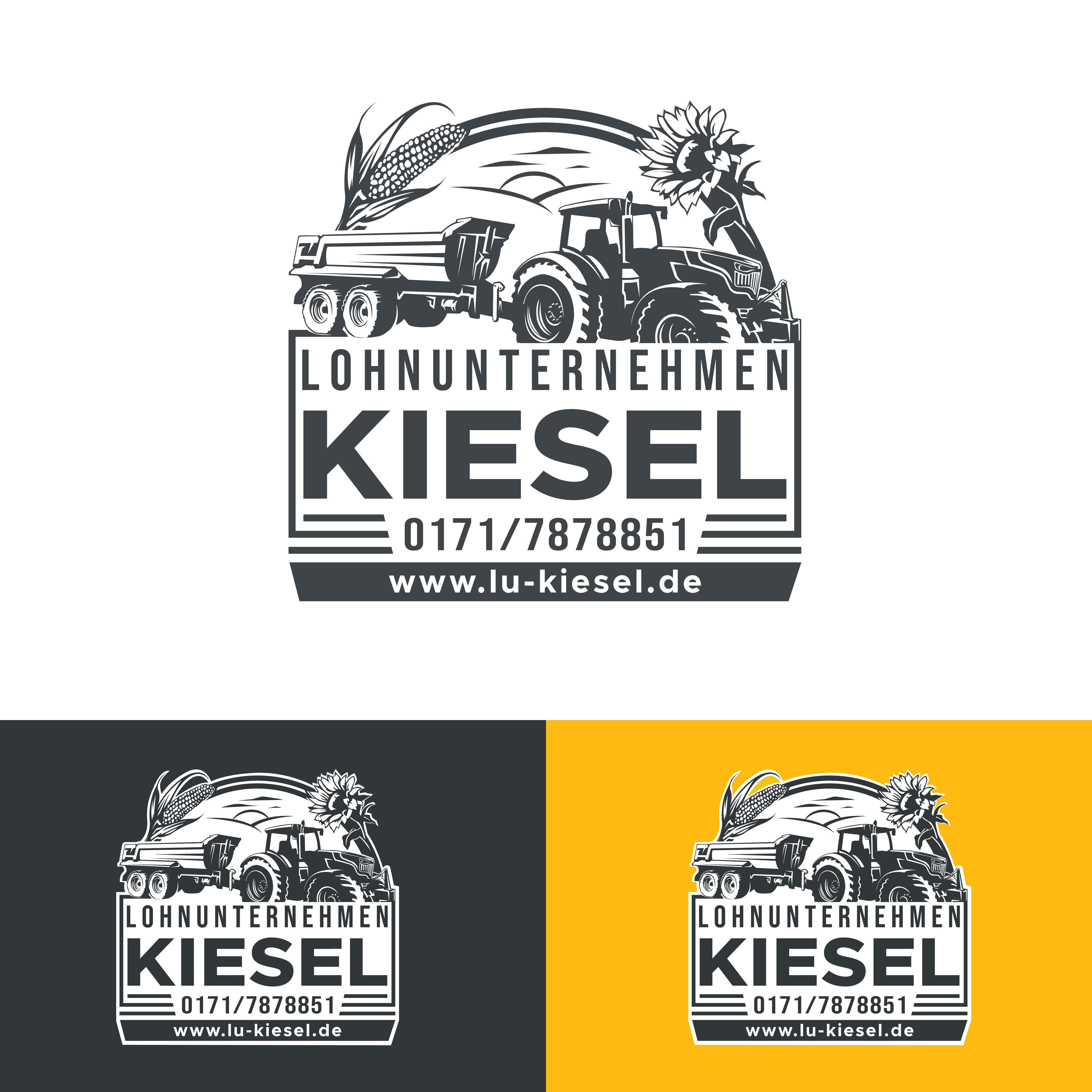 Diseño de Logo por Alaeisnz para Lohnunternehmen Kiesel | Diseño #36341169