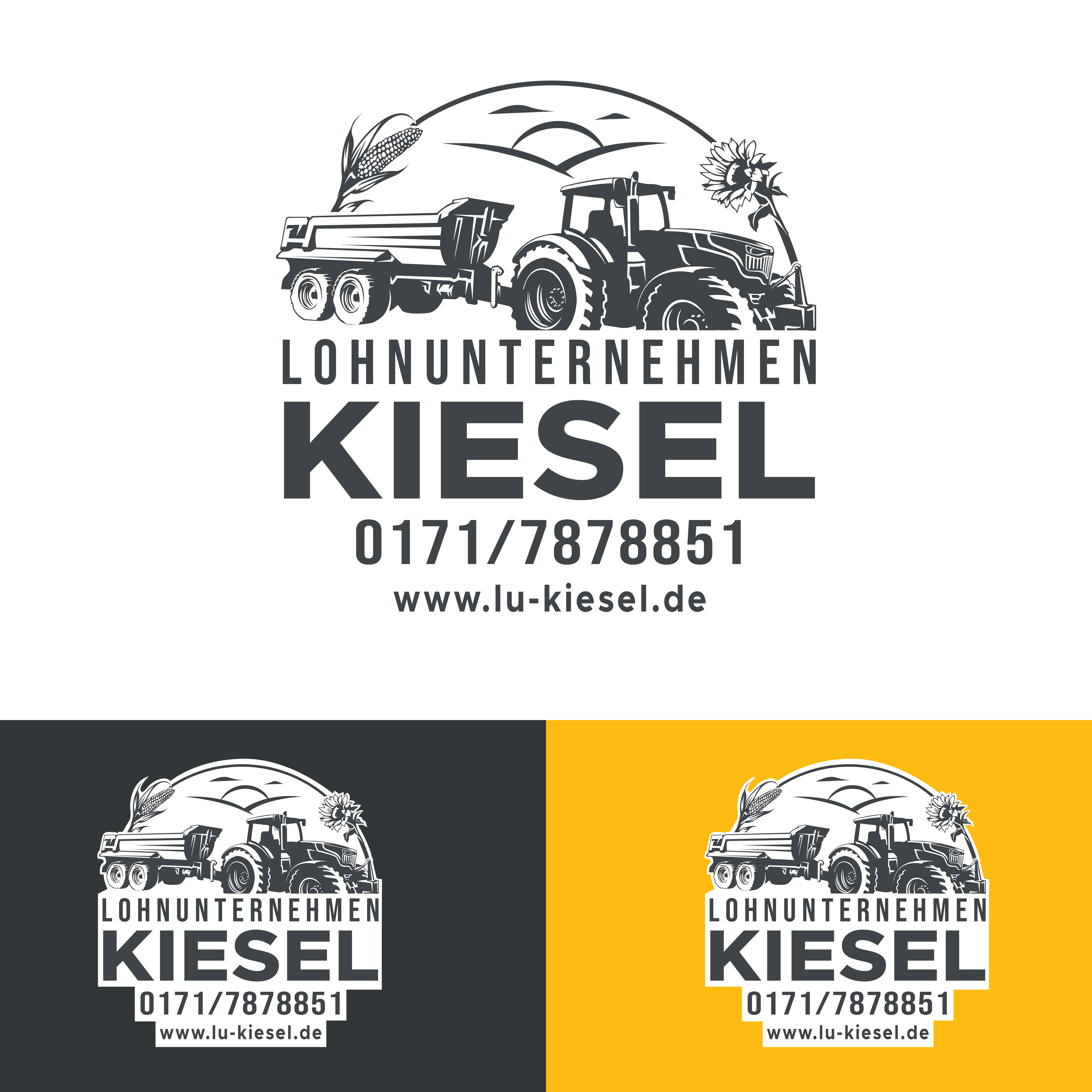 Logo Design by Alaeisnz for Lohnunternehmen Kiesel | Design #36342445