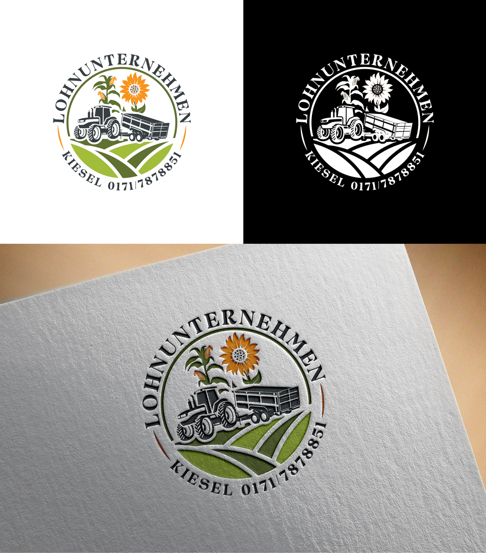 Diseño de Logo por Alb@ri para Lohnunternehmen Kiesel | Diseño #36297999