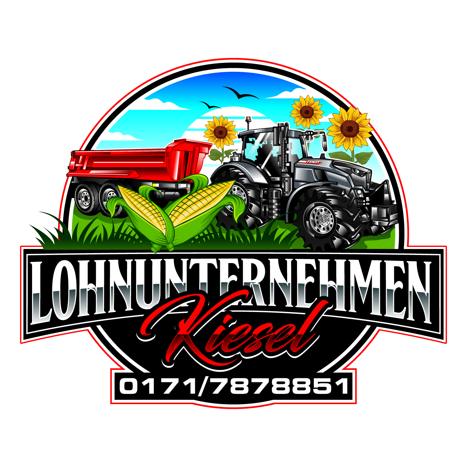 Logo Design by Suvendu.S for Lohnunternehmen Kiesel | Design #36312679