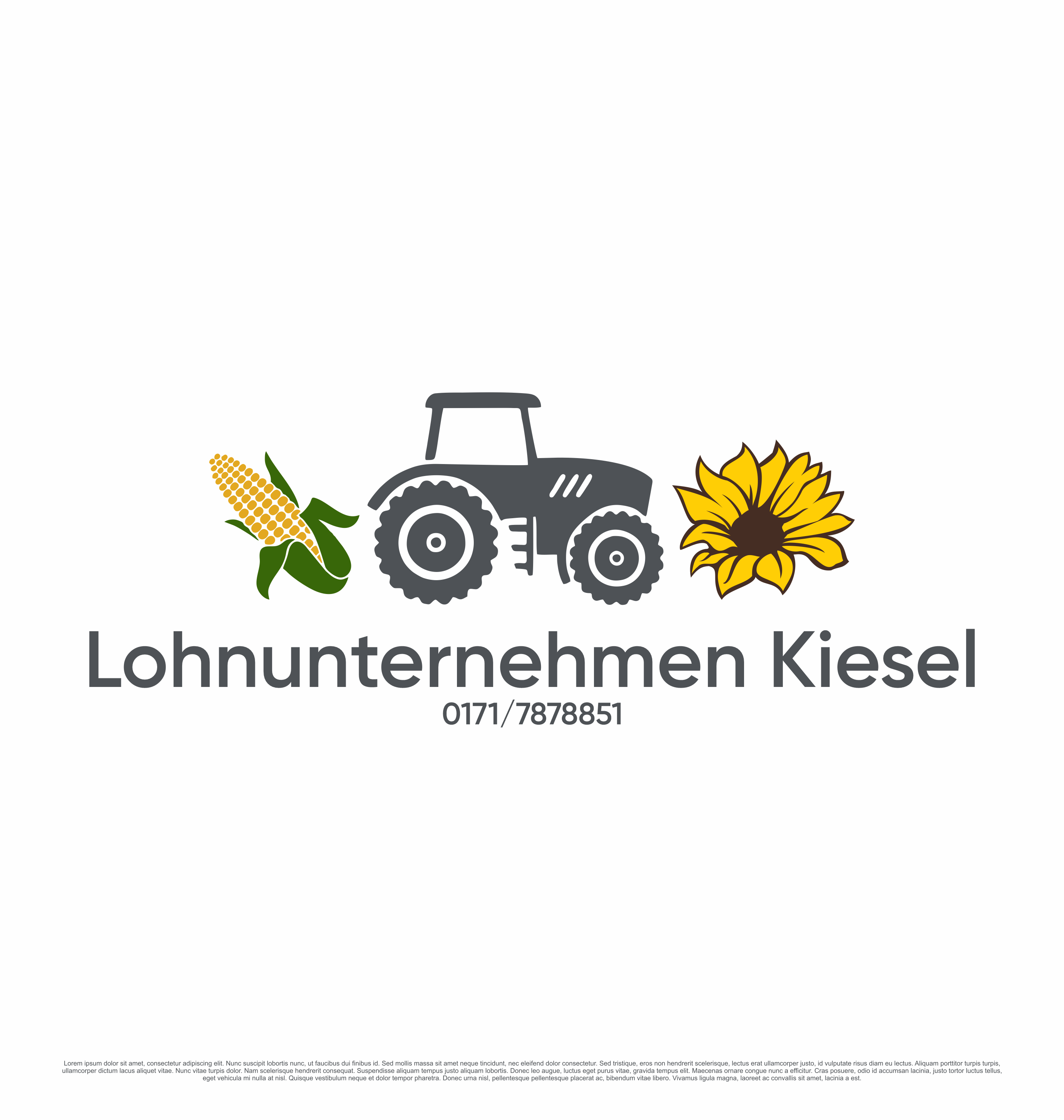 Design de Logo par saesean pour Lohnunternehmen Kiesel | Design #36298738