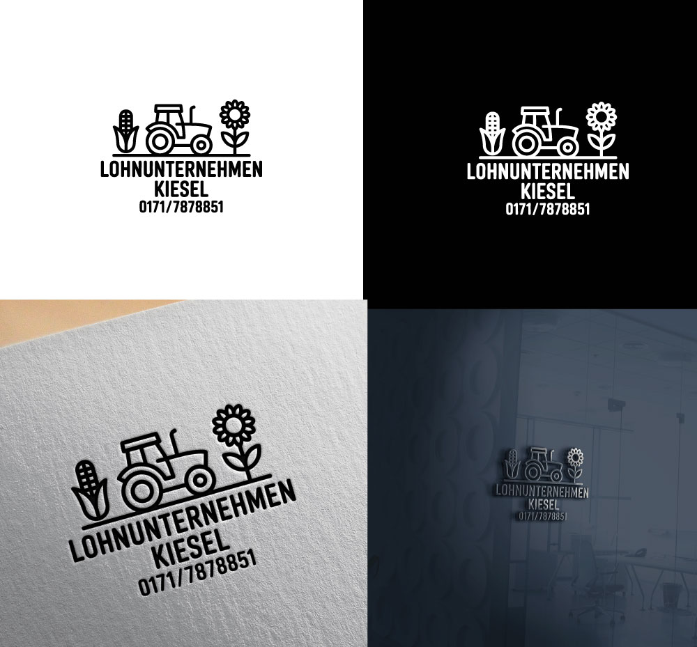 Logo Design by Jonshonkal for Lohnunternehmen Kiesel | Design #36296481