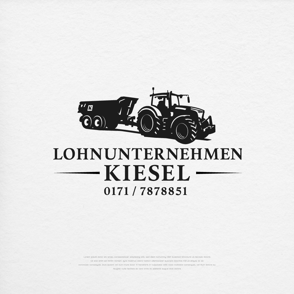 Design de Logo par apik. pour Lohnunternehmen Kiesel | Design #36296648