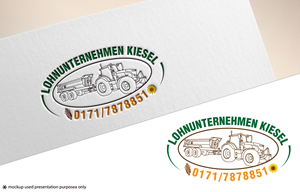 Logo Design by musa-fir for Lohnunternehmen Kiesel | Design: #36296830