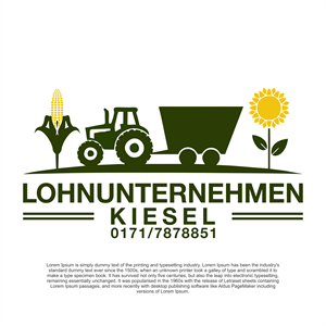 Logo Design by diego costa for Lohnunternehmen Kiesel | Design: #36296723