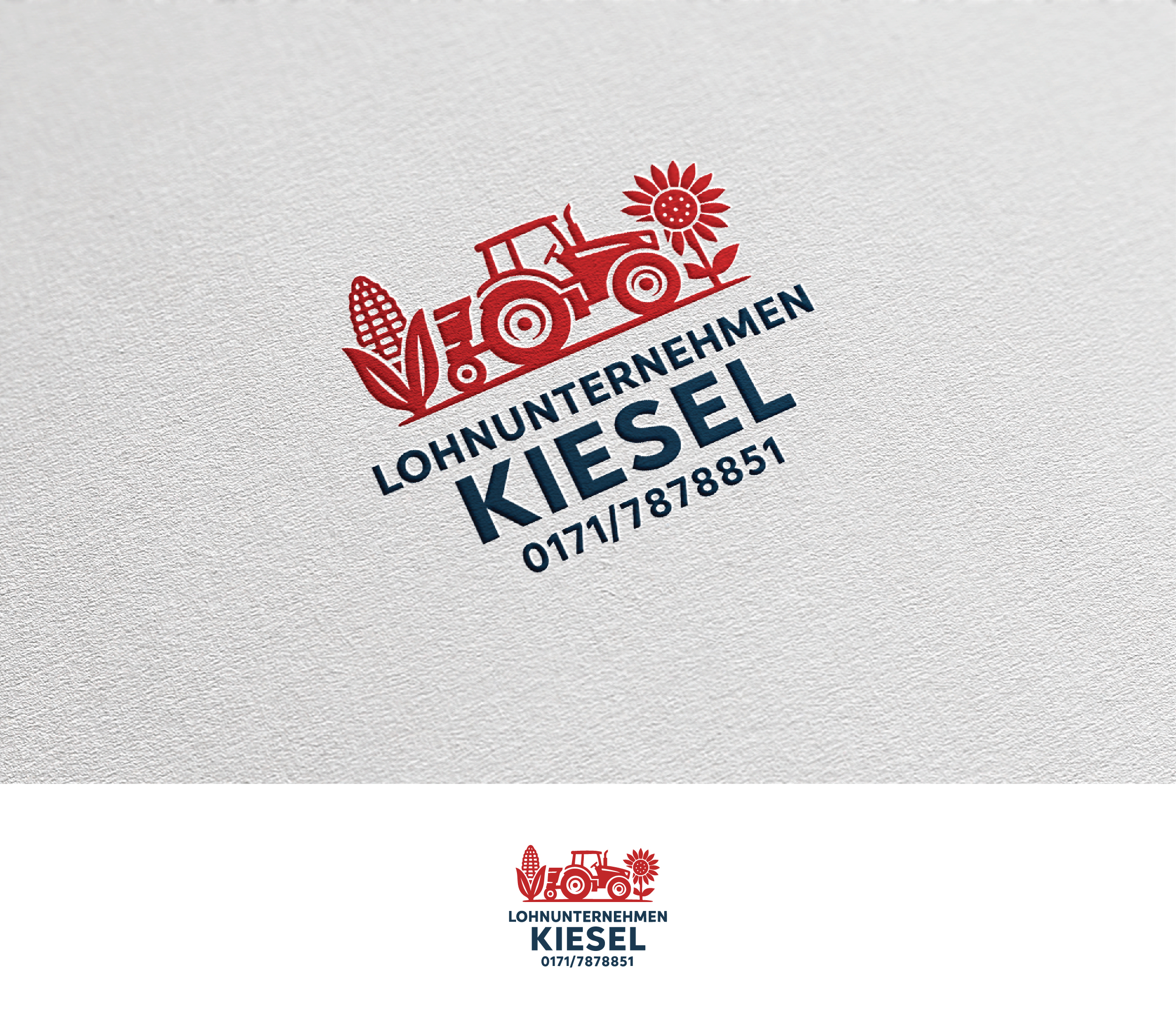 Diseño de Logo por Afsana_Hoque para Lohnunternehmen Kiesel | Diseño #36300581