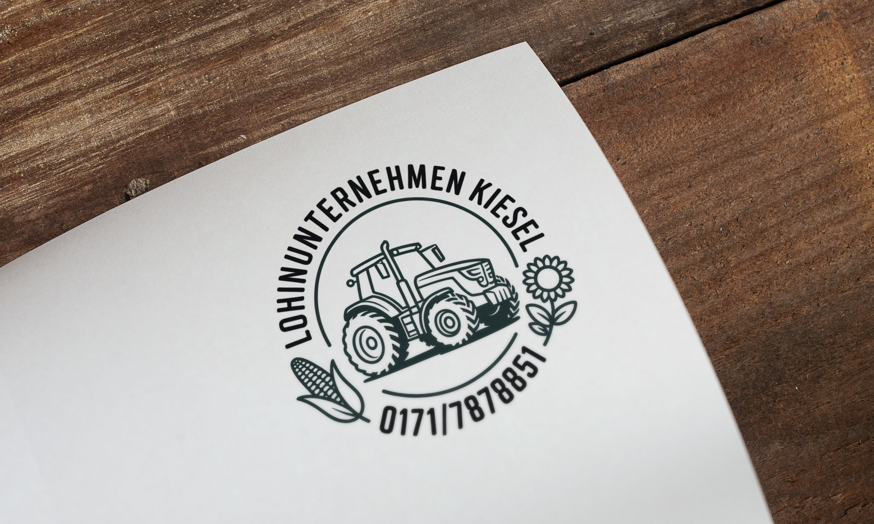 Logo Design by Loin008 for Lohnunternehmen Kiesel | Design #36303935