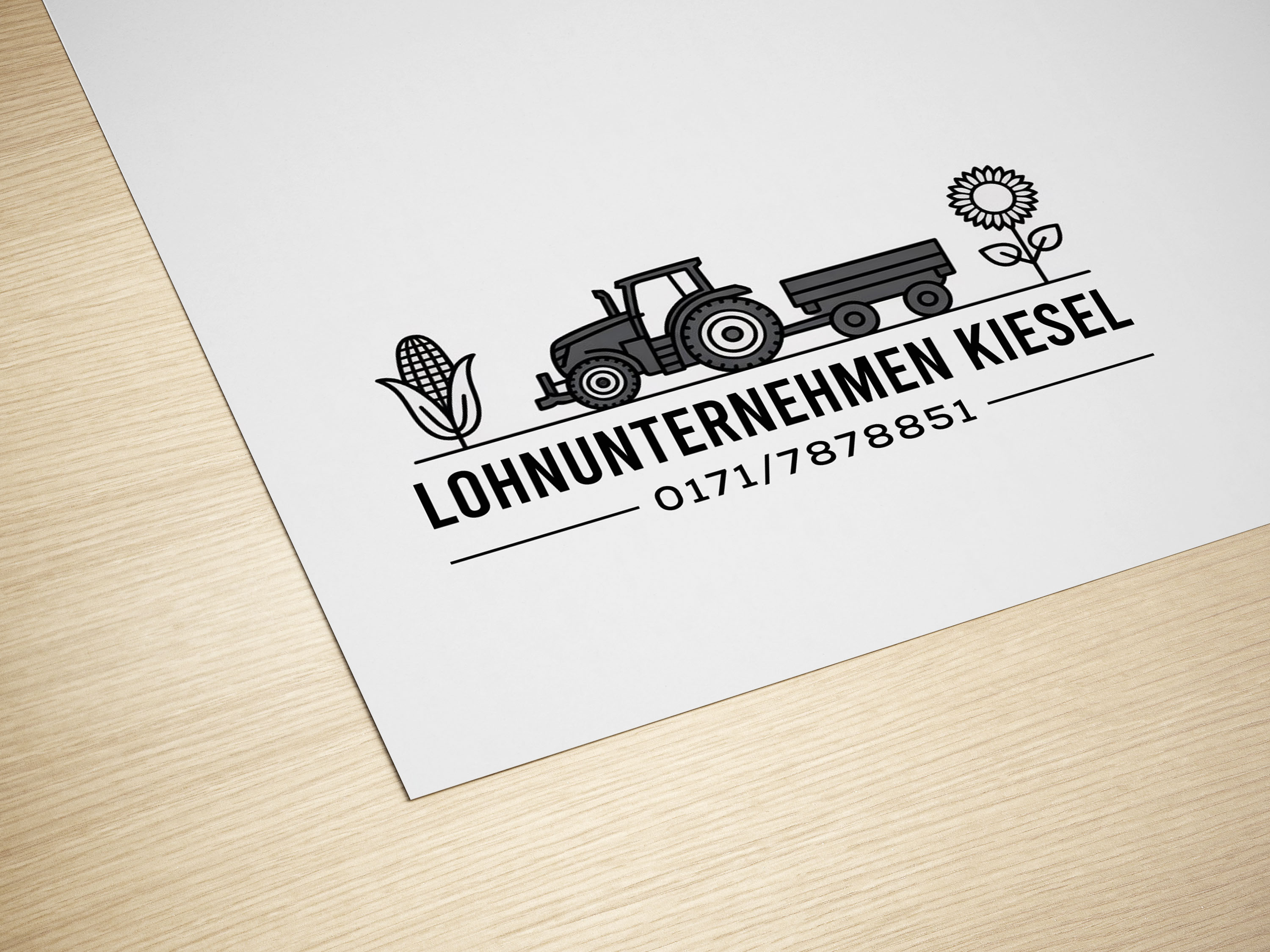 Logo Design by su-san for Lohnunternehmen Kiesel | Design #36304034