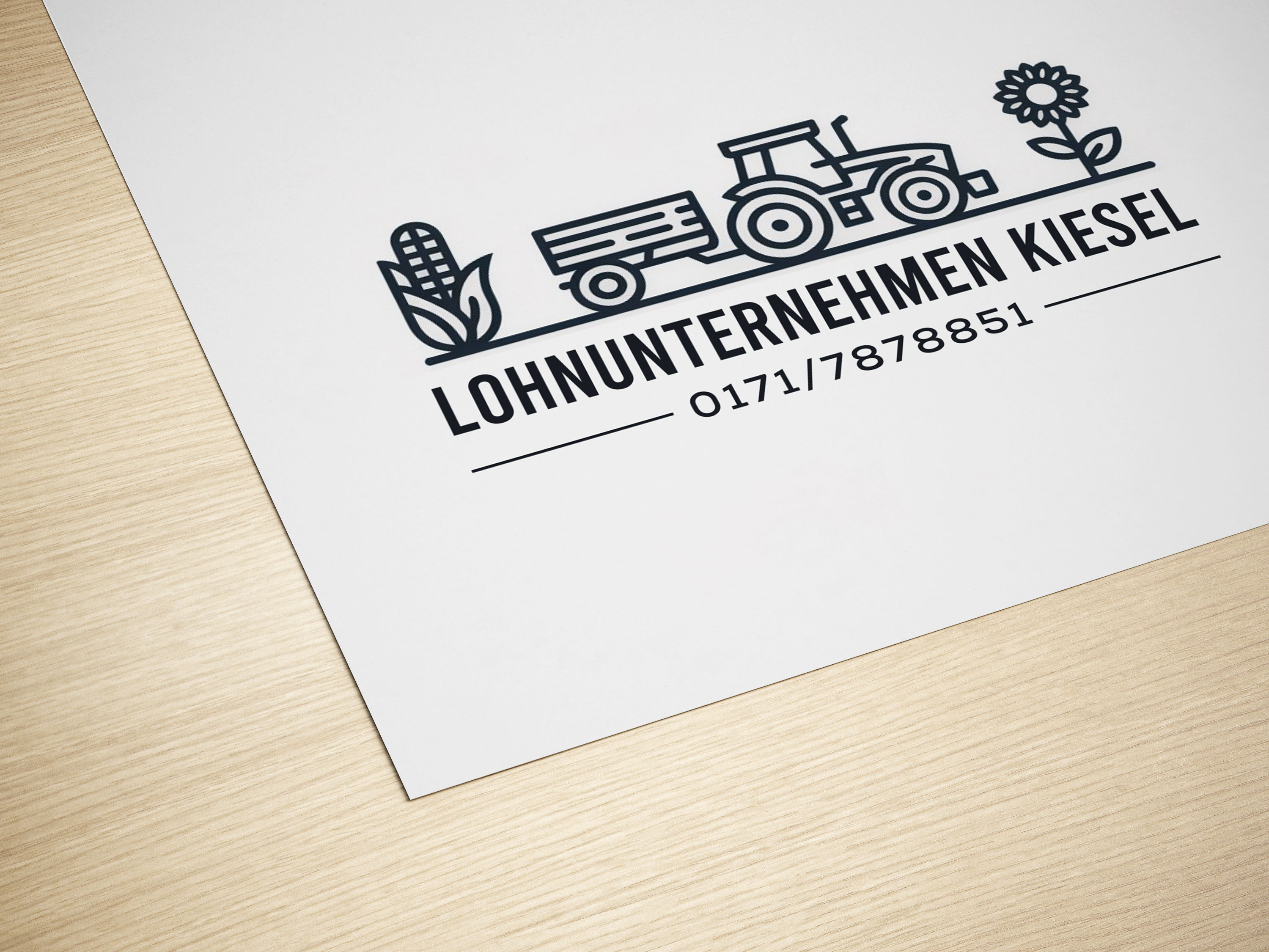 Diseño de Logo por su-san para Lohnunternehmen Kiesel | Diseño #36304036