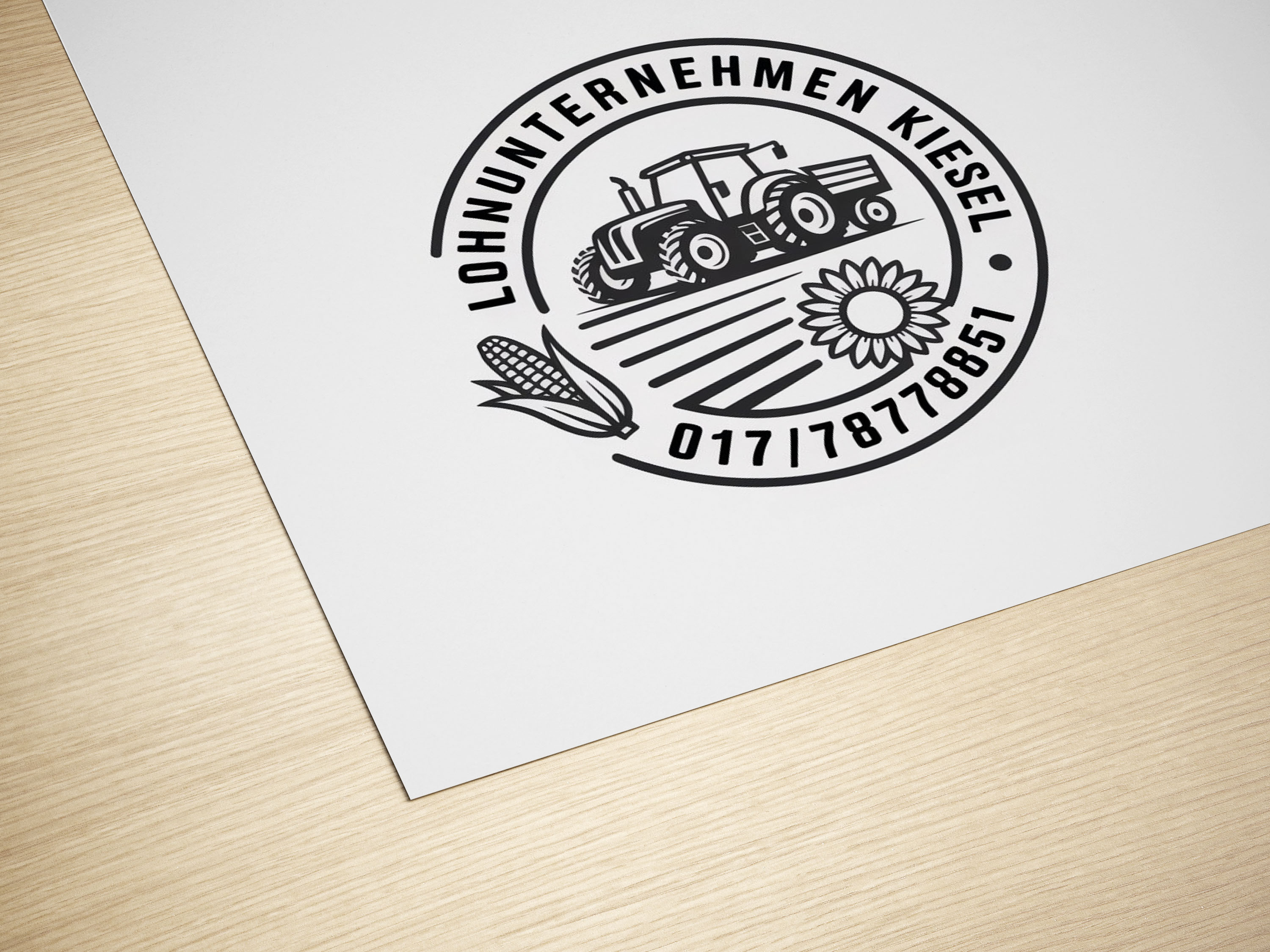 Logo Design by su-san for Lohnunternehmen Kiesel | Design #36304037