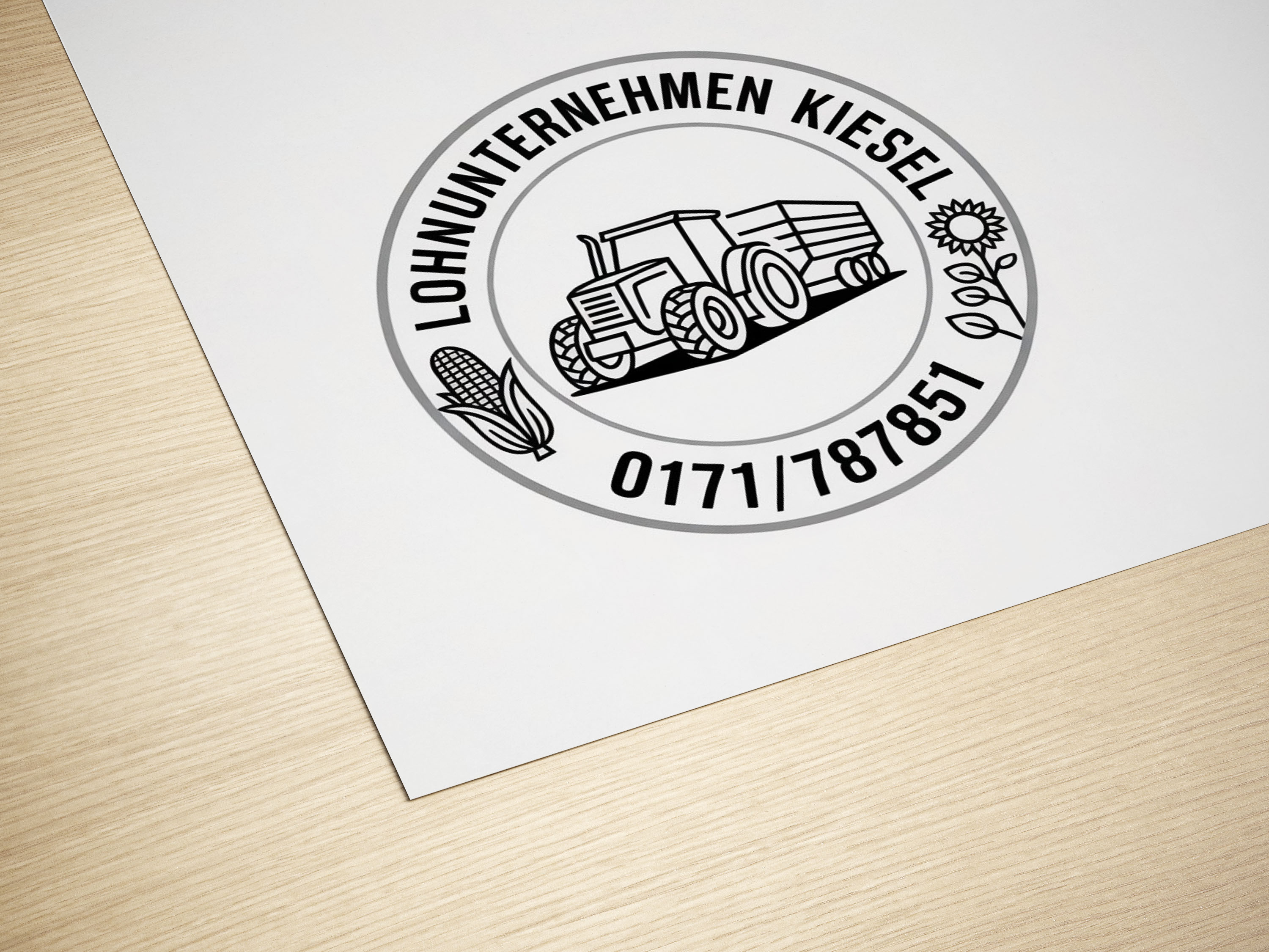 Logo Design by su-san for Lohnunternehmen Kiesel | Design #36304041