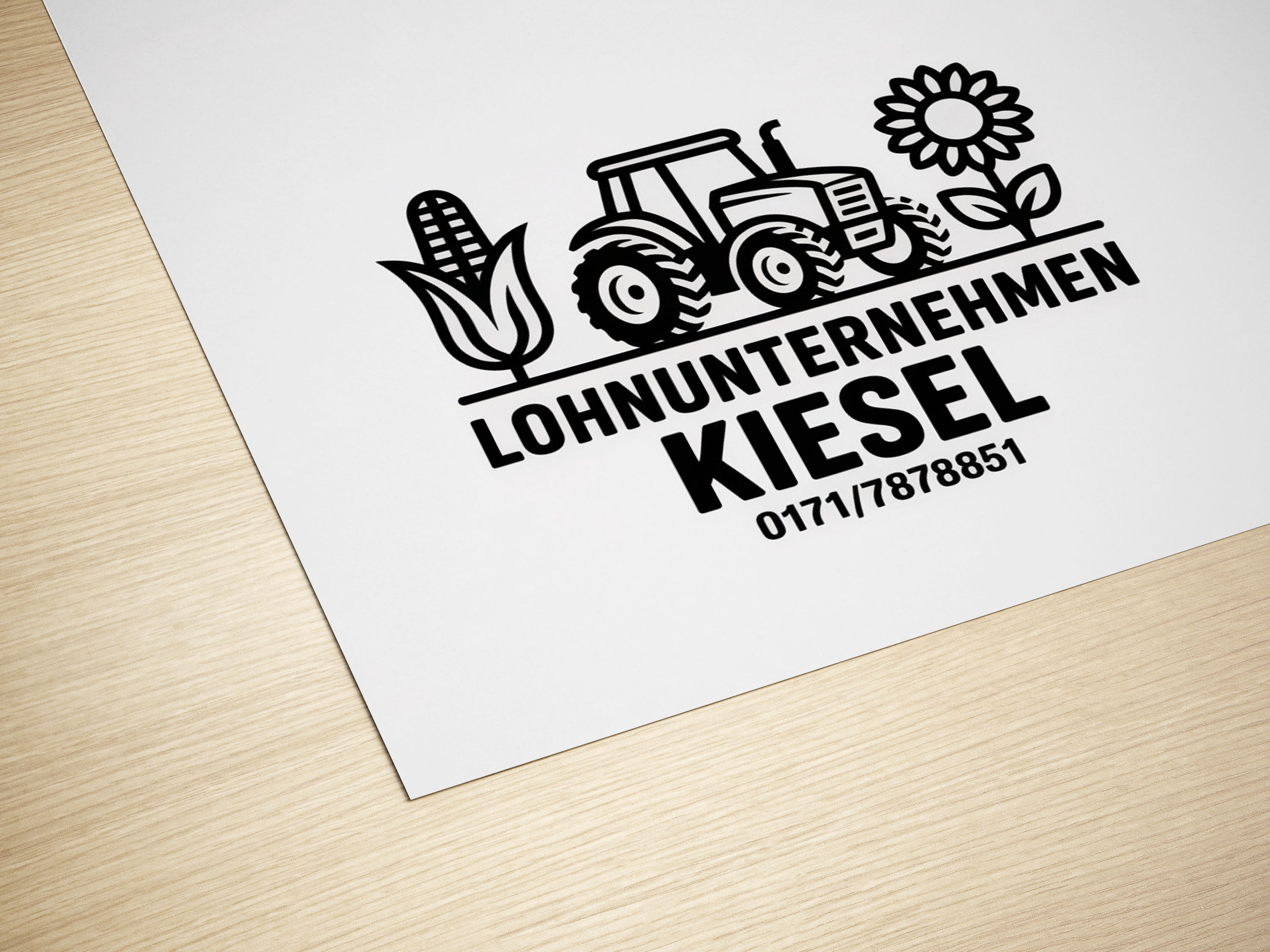 Logo Design by su-san for Lohnunternehmen Kiesel | Design #36304044