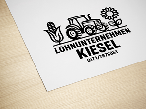 Logo Design by su-san for Lohnunternehmen Kiesel | Design: #36304044
