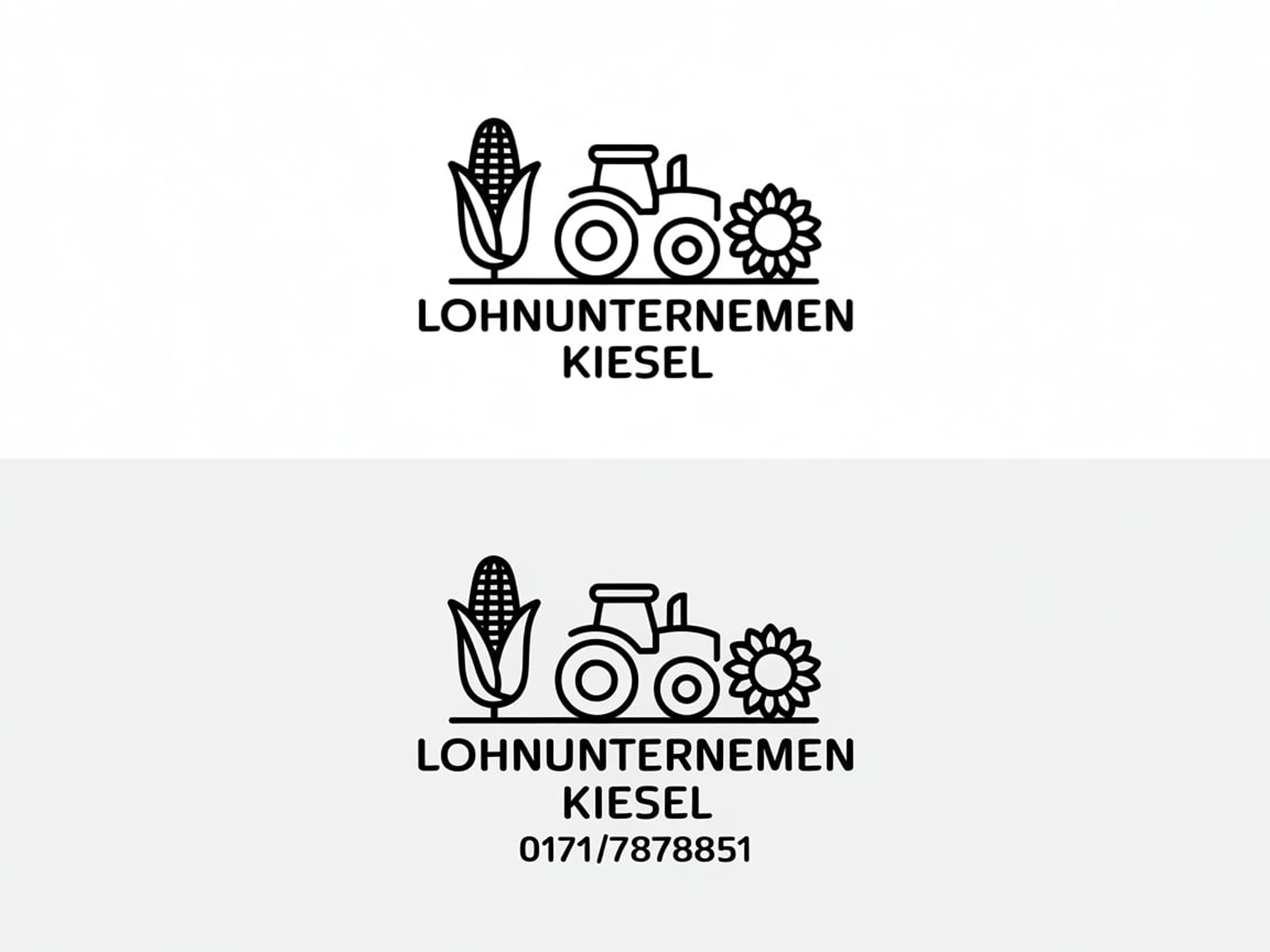 Diseño de Logo por anaya08 para Lohnunternehmen Kiesel | Diseño #36301453