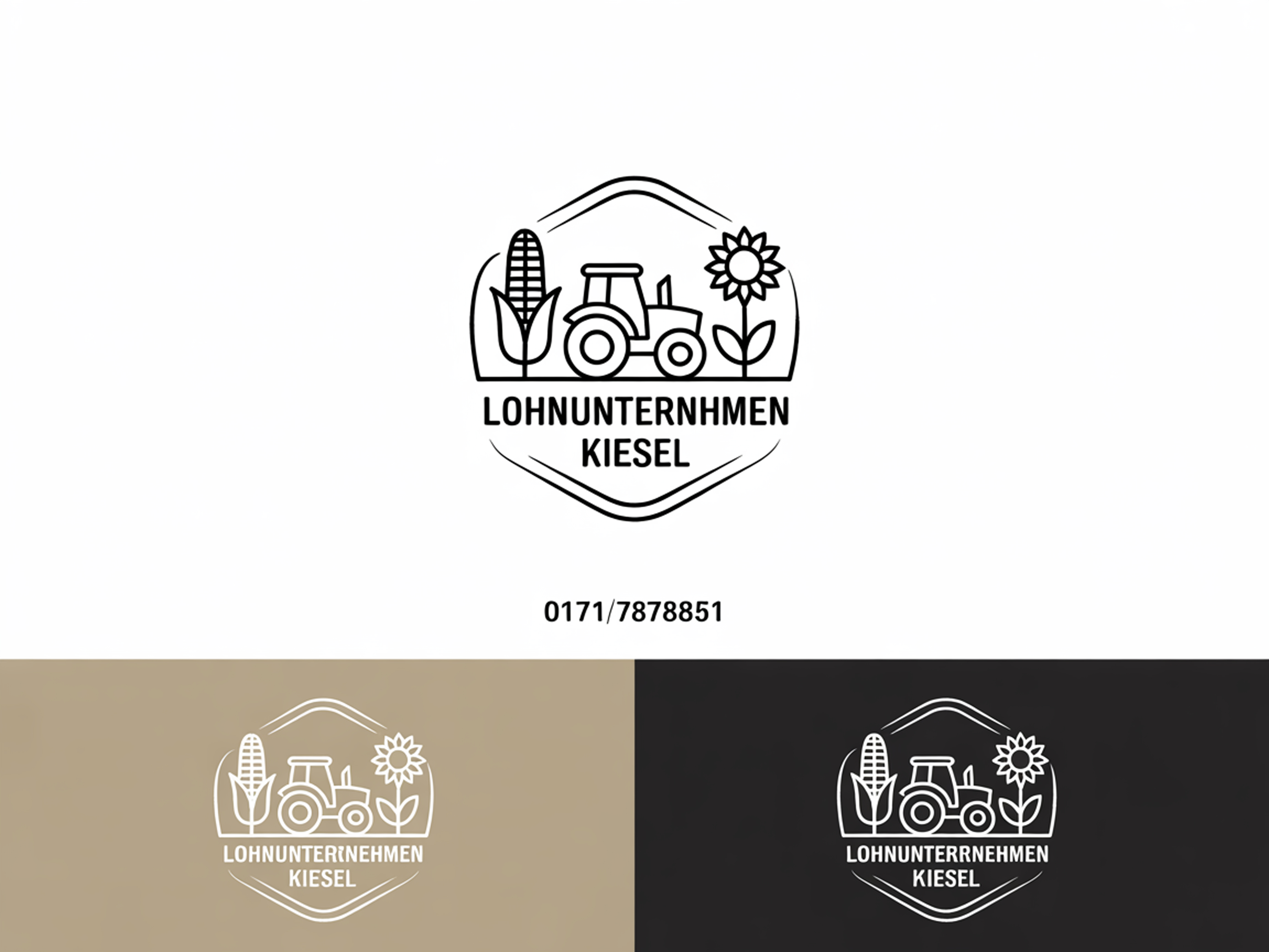 Logo Design by anaya08 for Lohnunternehmen Kiesel | Design #36301478