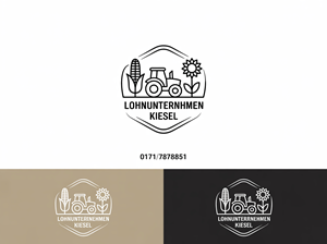 Logo Design by anaya1 for Lohnunternehmen Kiesel | Design: #36301478