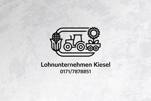 Logo Design by anaya1 for Lohnunternehmen Kiesel | Design: #36301479