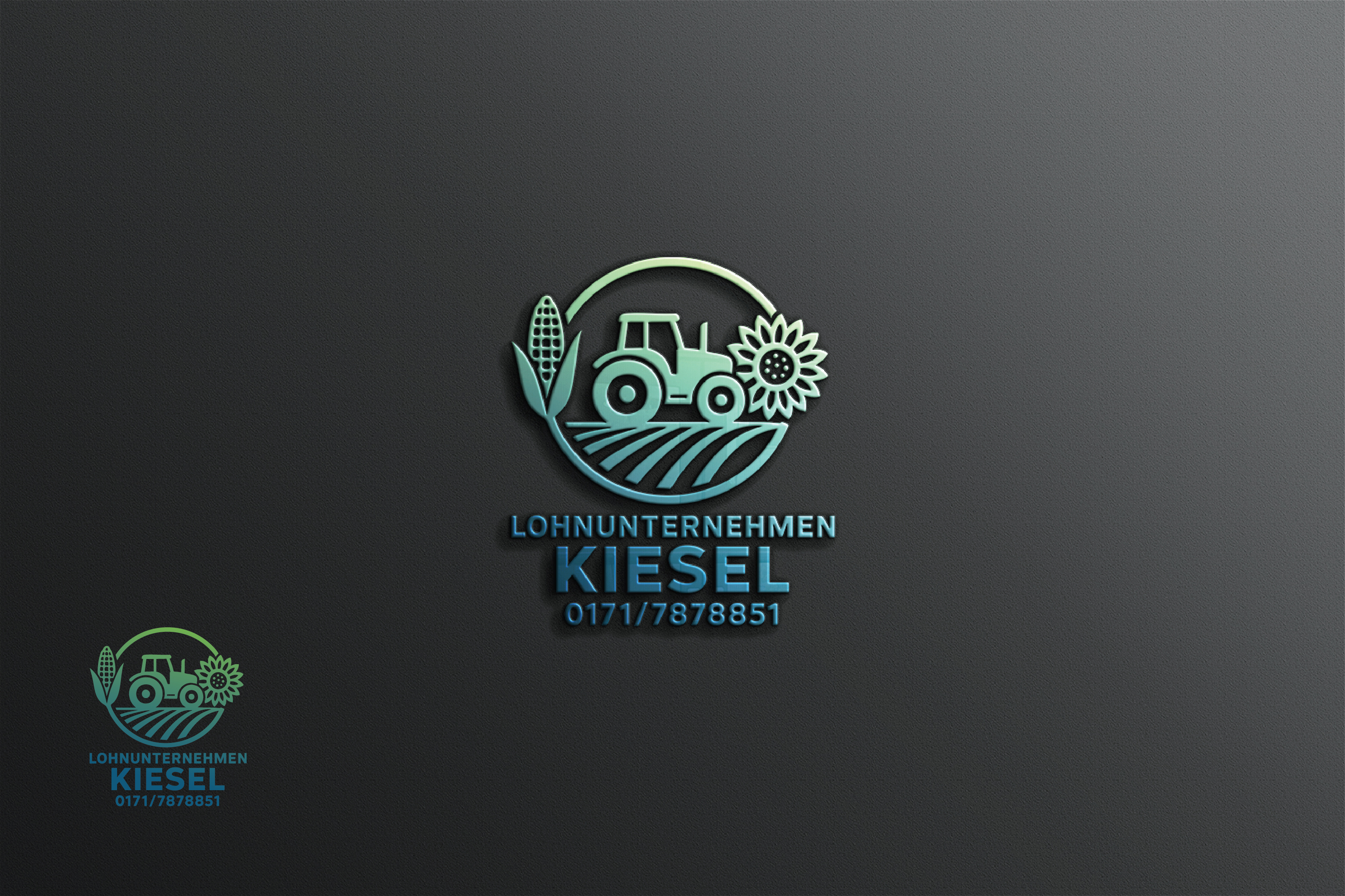 Diseño de Logo por raju.creative para Lohnunternehmen Kiesel | Diseño #36300817